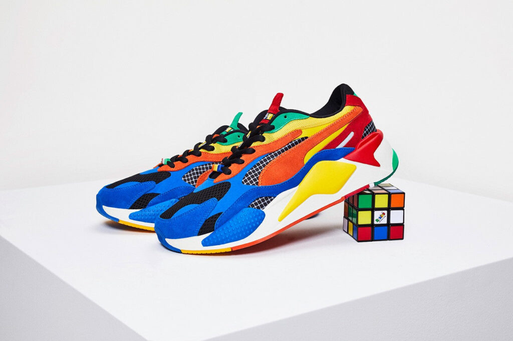 Tênis Puma RS-X Rubiks Cube e o cubo mágico