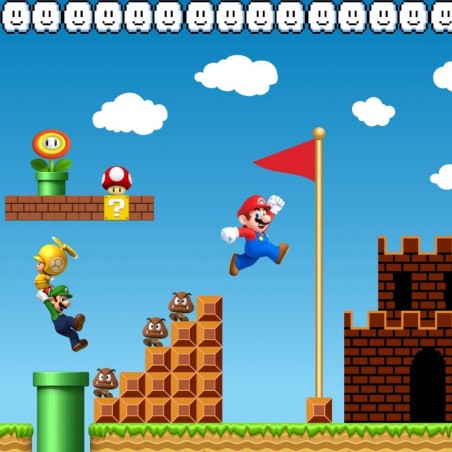 Imagem do jogo Mario Bros, desenvolvido nos anos 80