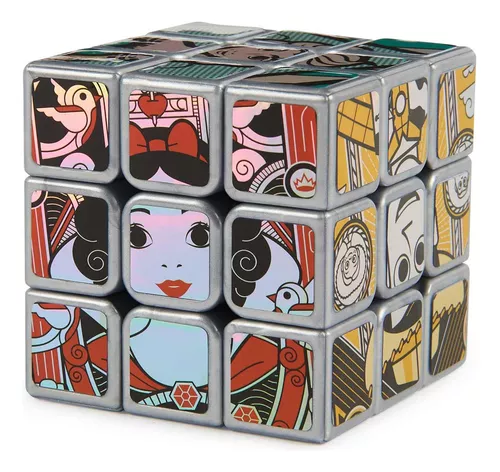 Imagem do Cubo Mágico 3x3x3 Platinum Rubik's Disney 100, uma das opções de presente de Natal