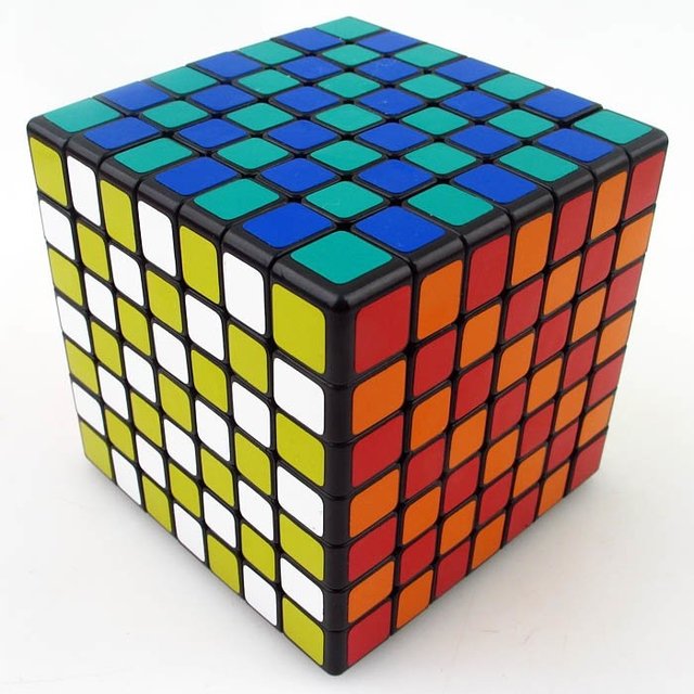 Imagem de um cubo 7x7x7