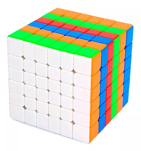 Imagem de um cubo 6x6x6 resolvido